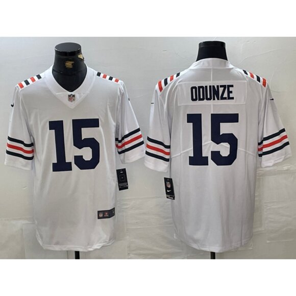 KidsYouths15 Rome Odunze White Vapor Stitched Jersey